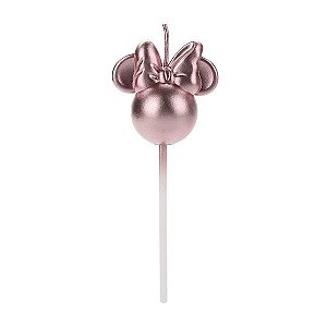 Vela Minne 360 Rose Gold Disney - 1 unidade - Rizzo