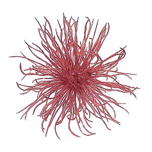 Decoração Enfeite Natalino Ouriço - Rosa - 15cm - 1 UN - Rizzo