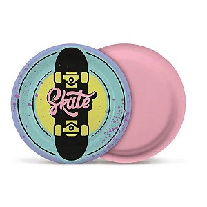 Prato de Papel Redondo - Skate - 8 unidades - Cromus - Rizzo