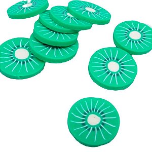Aplique "Kiwi" Silicone - 2 cm - 8 unidades - Artegift - Rizzo