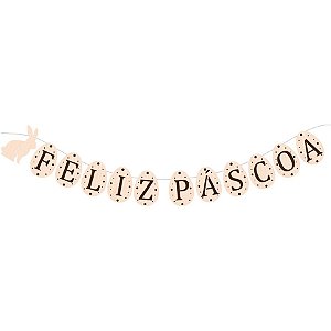 Varal Feliz Páscoa - 1 unidade - Grintoy - Rizzo