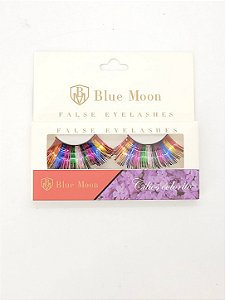 Cílios Coloridos - Azul/Prata/Rosa/Ouro/Verde/Vermelho - 1 unidade - Rizzo