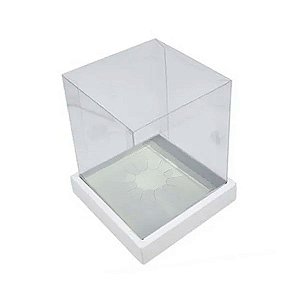 Caixa Gourmet para Ovo em Pé Branca - 250g  - 5 unidades - Crystal - Rizzo