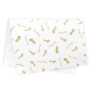 Papel De Seda 49 x 69 cm - Cenourinha  - 10 unidades - Cromus Páscoa - Rizzo