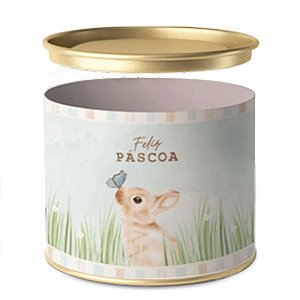Lata para Bombons Charles Coelho 7 x 10 cm  - 1 unidade - Cromus Páscoa - Rizzo