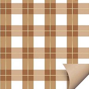 Folha para Ovos de Páscoa Pascoa Double Face Quadro Capuccino 69X89 cm - 5 unidades - Cromus Páscoa - Rizzo