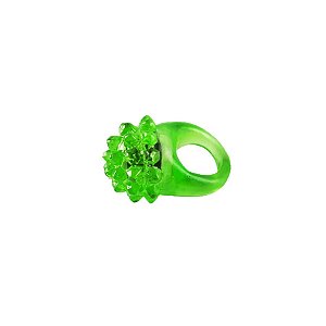 Anel Pisca com LED Colorido -  Verde - 1 unidade - Rizzo