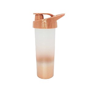 Garrafa Ice Degradê - Rose Gold Fosco - Tampa Rose Gold - 1 unidade - Rizzo