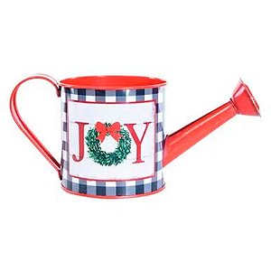 Regador Metálico Xadrez - "Joy" - 23 cm x 10 cm - 1 unidade - Cromus - Rizzo