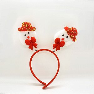 Tiara de Natal Boneco de Neve - 1 unidade - Rizzo