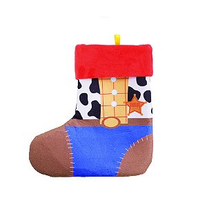 Enfeite Bota p/ Pendurar "Woody" - Toy Story - 20 cm - Natal Disney - 1 unidade - Cromus - Rizzo