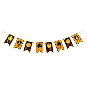 Bandeiras Happy- Halloween - Abóbara - 1 unidade - Rizzo