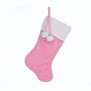 Bota Natalina com Glitter - Cromus Natal - 1 unidade - Rizzo