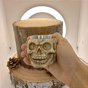 Copo Caveira - "Caveira Tampando os Ouvidos" - 60ml - 1 Unidade - Rizzo