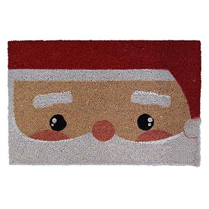 Capacho De Fibra - Rosto Noel -60 x 40cm - 1 unidade - Cromus - Rizzo