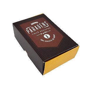 Caixa para Doces tipo Practice - "Você Escapou de Ganhar uma Gravata" - 10 unidades - Ideia - Rizzo