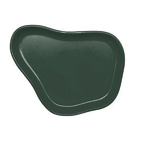 Bandeja Orgânica  - 13x10cm -  Verde Musgo - 1 unidade - Só Boleiras - Rizzo