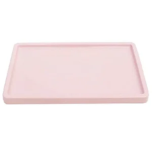 Bandeja Retangular 30x18cm Rosa Claro - 01 unidade - Só Boleiras - Rizzo Embalagens