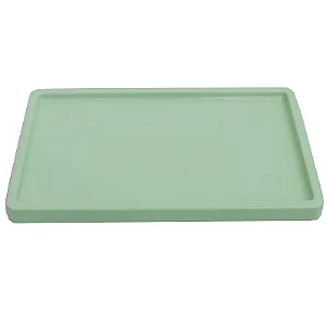 Bandeja Retangular 30x18cm Verde Menta - 01 unidade - Só Boleiras - Rizzo Embalagens