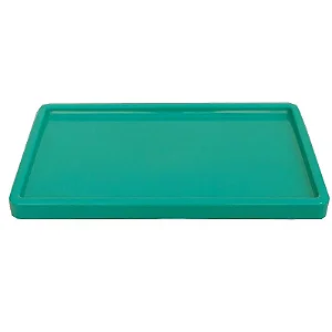 Bandeja Retangular 30x18cm Verde Esmeralda - 01 unidade - Só Boleiras - Rizzo Embalagens
