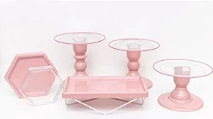 Kit Comemore MAIS Clean - 28 Rose - 01 Unidade - Só Boleiras - Rizzo Festas