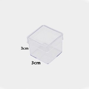 Caixinha Acrílica Lembrancinha 3x3cm - 10 Unidades - Veman Plast - Rizzo