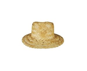 Mini Chapéu de Palha 12cm x 4cm - 01 unidade - Rizzo