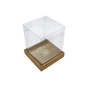 Caixa Gourmet para Ovo em Pé Kraft - 350g - 5 unidades - Crystal - Rizzo