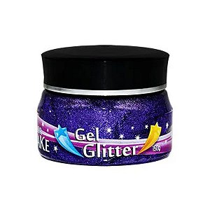Gel Glitter Roxo Pote 150 g - 1 unidade - ColorMake -