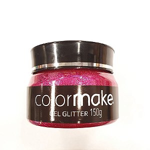 Gel Glitter Pink Pote 150 g - 1 unidade - ColorMake -