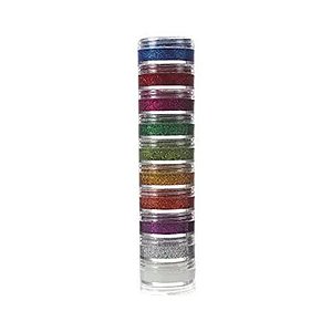 Glitter Cremoso Facial Kit com 10 cores - 1 unidade Pct. c/ 10 unds. - ColorMake - Rizzo