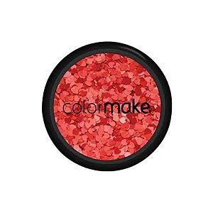Glitter Shine Coracao Vermelho 2g - 1 unidade - ColorMake - Rizzo