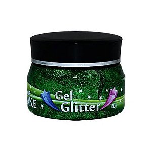 Gel Glitter Pote 150g Verde 150g - 1 unidade - ColorMake -