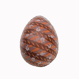 Blister Decorado com Transfer Para Chocolate - Ovo 350g - Páscoa - BLP012407 - 1 unidade - Stalden - Rizzo