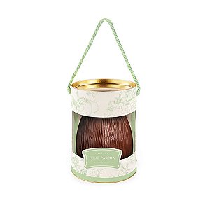 Lata para Ovo de Páscoa Com Visor e Alça - Clássico Francês Verde - 01 unidade - Cromus - Rizzo