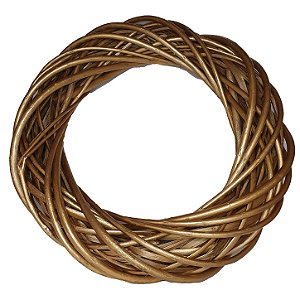Guirlanda Dourada 40cm - 1 unidade - Rizzo