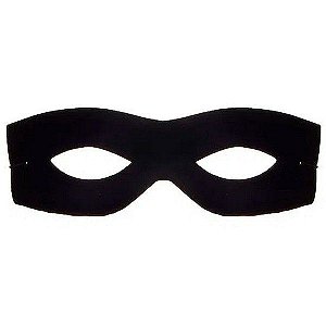 Máscara de Carnaval - Zorro - Mod 6418 - Preto - 01 unidade - Rizzo