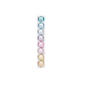Bolas em Tubo Rainbow Mate 05cm - 08 unidades - Cromus Natal