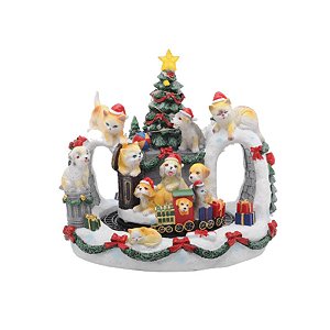Cenário Trem Dos Pets Natal 1 Unidade - Cromus - Rizzo
