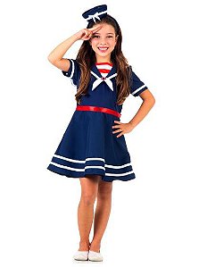 Fantasia Marinheira Kids G - 1 Unidade - Sula - Rizzo