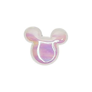 Aplique Urso Nacarado Branco - 5cm - 2 Un - Artegift - Rizzo