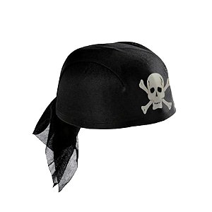 Chapéu Casco Pirata - Caveira Tradicional - 01 unidade - Rizzo