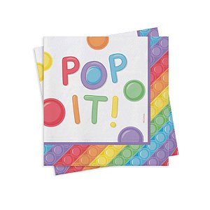 Guardanapo Festa Fidget Toys 24,5x24,5 - 20 folhas - Cromus - Rizzo