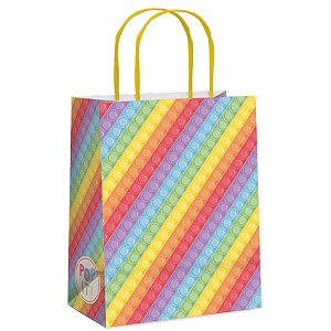 Sacola de Papel P - Festa Fidget Toys - Embalagem Econômica - 10 unidades - Cromus - Rizzo