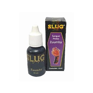 Sangue Preto Falso Artificial Para Maquiagem 15ml - 1 Unidade - SLUG - Rizzo