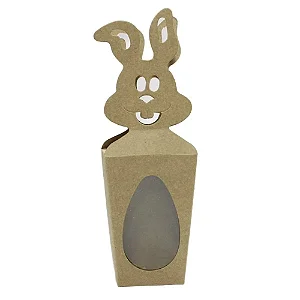 Caixa Coelho - Kraft - 6 x 10 x 4 cm - 10 un - Assk Rizzo