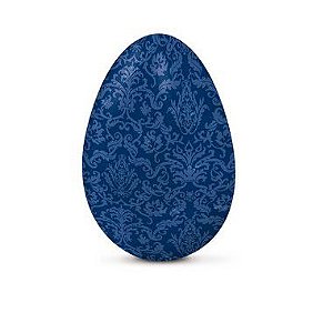 Papel Chumbo 8x7,8cm - Adamascado Azul Escuro - 300 folhas - Cromus