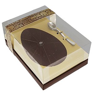 Caixa Ovo de Colher de 500g - Classic Ouro Cód 1420 - 05 unidades - Ideia Embalagens