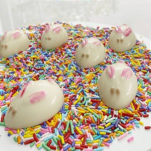 Forma de Acetato Ovinho Coelho Especial Cód. 10066 BWB Rizzo Confeitaria
