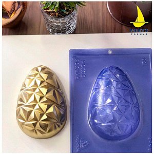 Forma de Acetato Ovo 3D 350g Ref 92 Porto Formas